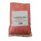 Scagliette rosa di surrogato di cioccolato