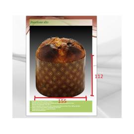 Stampo panettone morbido gr.750 p 155/112