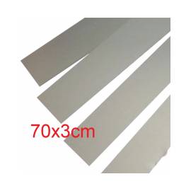 strisce cartone bianco lucido 70x3