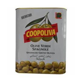 Olive verdi rotte denocciolate