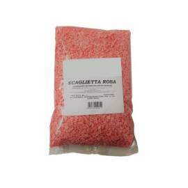 Scagliette rosa di surrogato di cioccolato