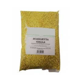 scagliette gialle di surrogato di cioccolato