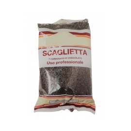 scagliette di surrogato di cioccolato fondente