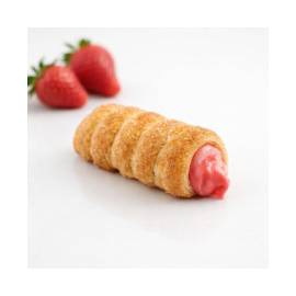 Cannoncini mignon sfoglia alla fragola