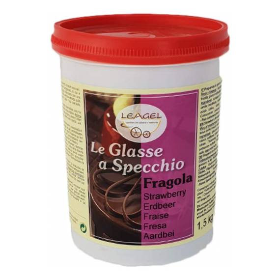 Glassa a specchio alla fragola