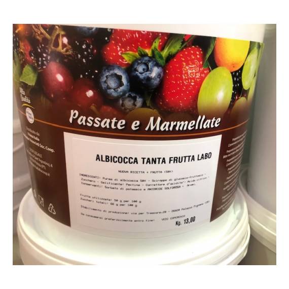 Passata albicocca 50% secchio bianco Passata albicocca 50% secchio bianco