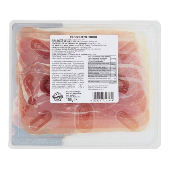 Prosciutto crudo Negroni 100gr
