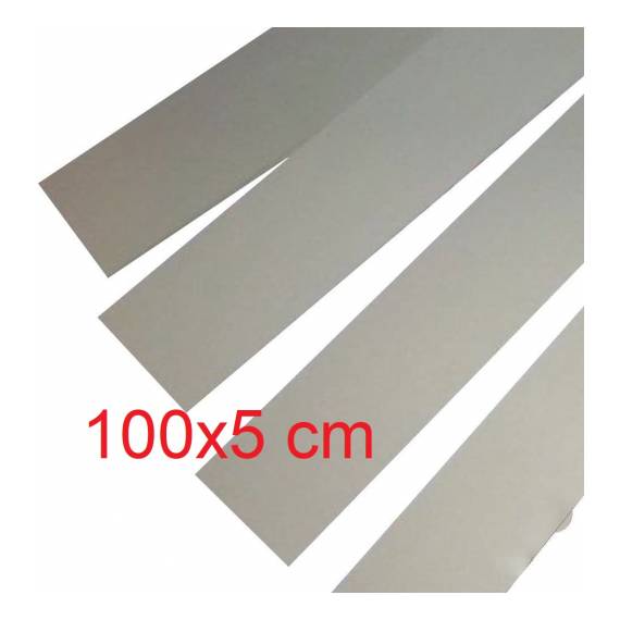 Strisce cartone bianco lucido 5x100