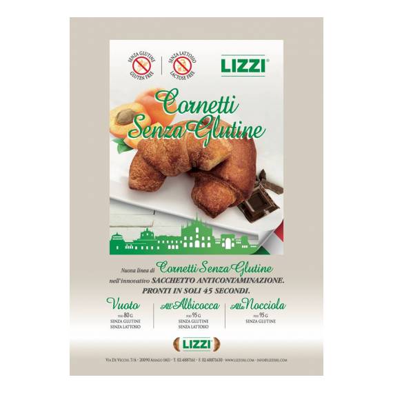 Cornetto vuoto senza glutine e lattosio 80gr.