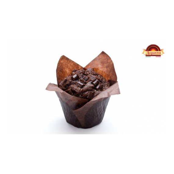 Muffin al triplo cioccolato belga da 90 gr