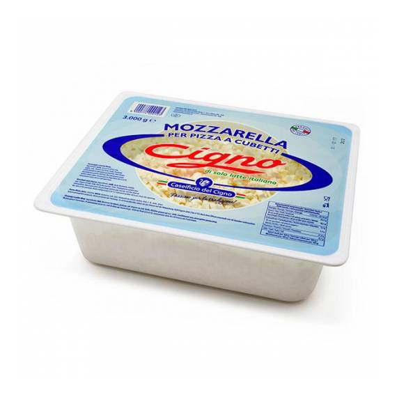 Mozzarella a cubetti caseificio del Cigno Mozzarella a cubetti caseificio del Cigno