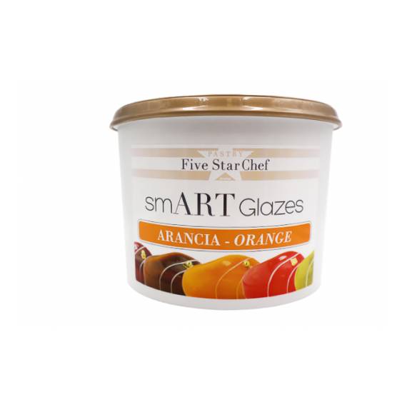 Glassa a specchio smart glaze all'arancia