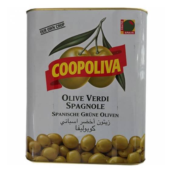 Olive verdi rotte denocciolate