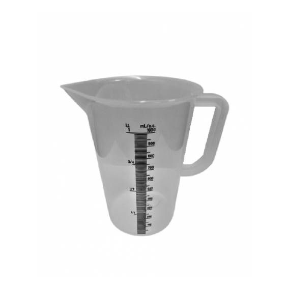 Caraffa in plastica graduata da 1lt