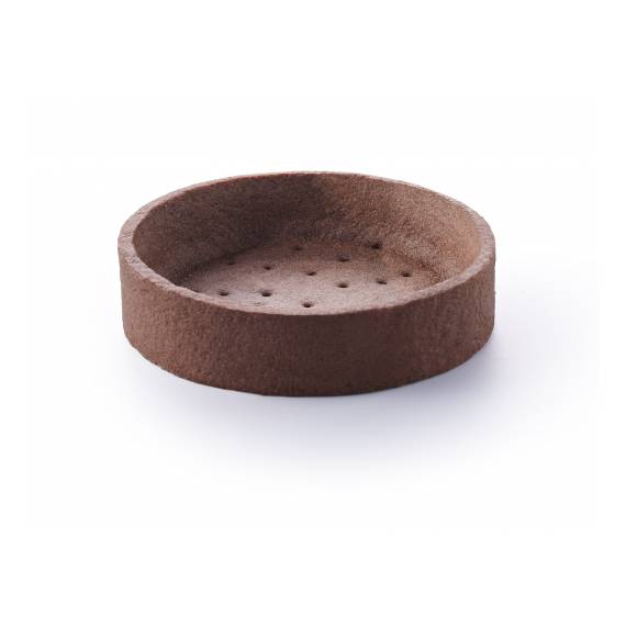 Tartelle vuote frolla al cacao diametro 8cm