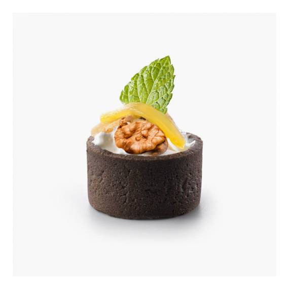 Mini tartelle frolla al cacao diametro 192 pz