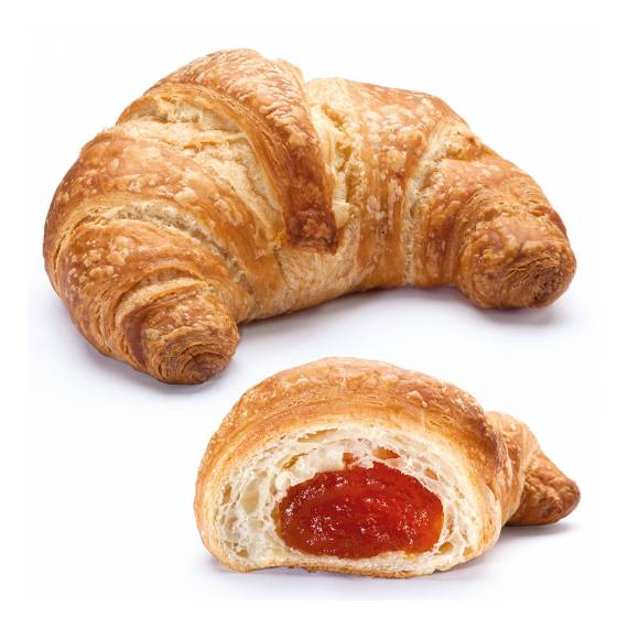 Cornetto curvo albicocca 70gr. - da lievitare