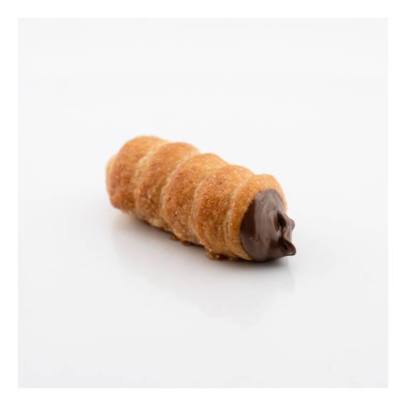 Cannoncini mignon sfoglia alla gianduia